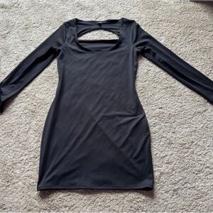 Express Women’s Black Long Sleeve Dress